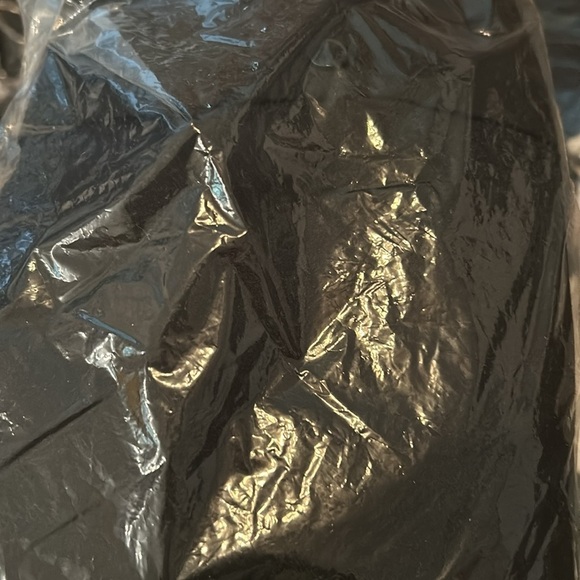 Denim & Co. Black Solid Button Front Shirt Size S - Picture 6 of 6